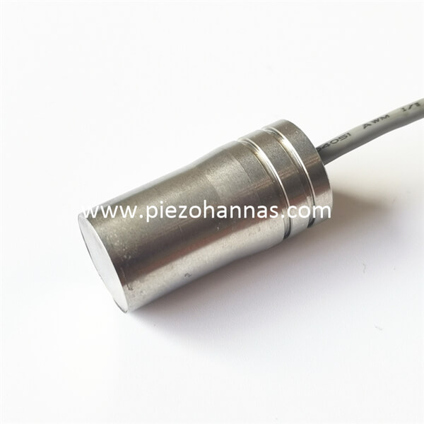 Transductor ultrasónico de carcasa de aleación de titanio de 200Khz para caudalímetro de gas