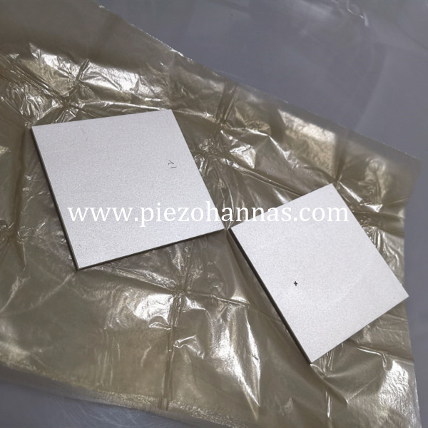 Material piezoelétrico de alta potência placa piezoelétrica cristal piezoelétrico para sonar