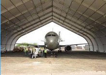 Tienda de hangar de aviones TFS con marco de aluminio al aire libre para alquiler