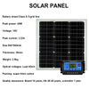 نظام التثبيت الشمسي لوحة الطاقة الشمسية 40W 