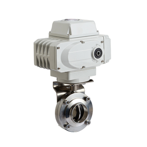 Санитарные сварочные дисковые затворы с электрическим приводом 