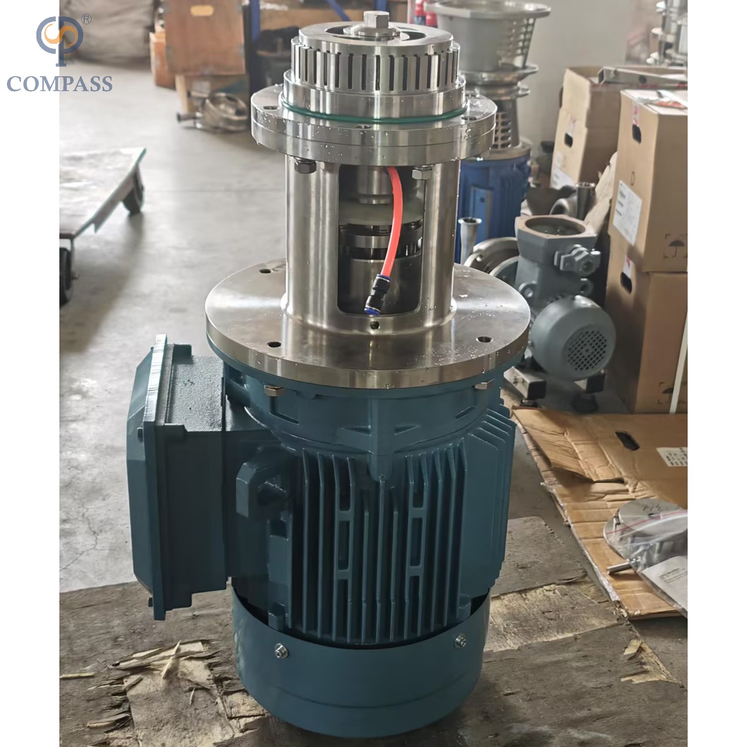 TRH-1-160-11KW ГОМОГЕННАЯ ЭМУЛЬСИРУЮЩАЯ МАШИНА САНИТАРНОГО ЧАЙНИКА