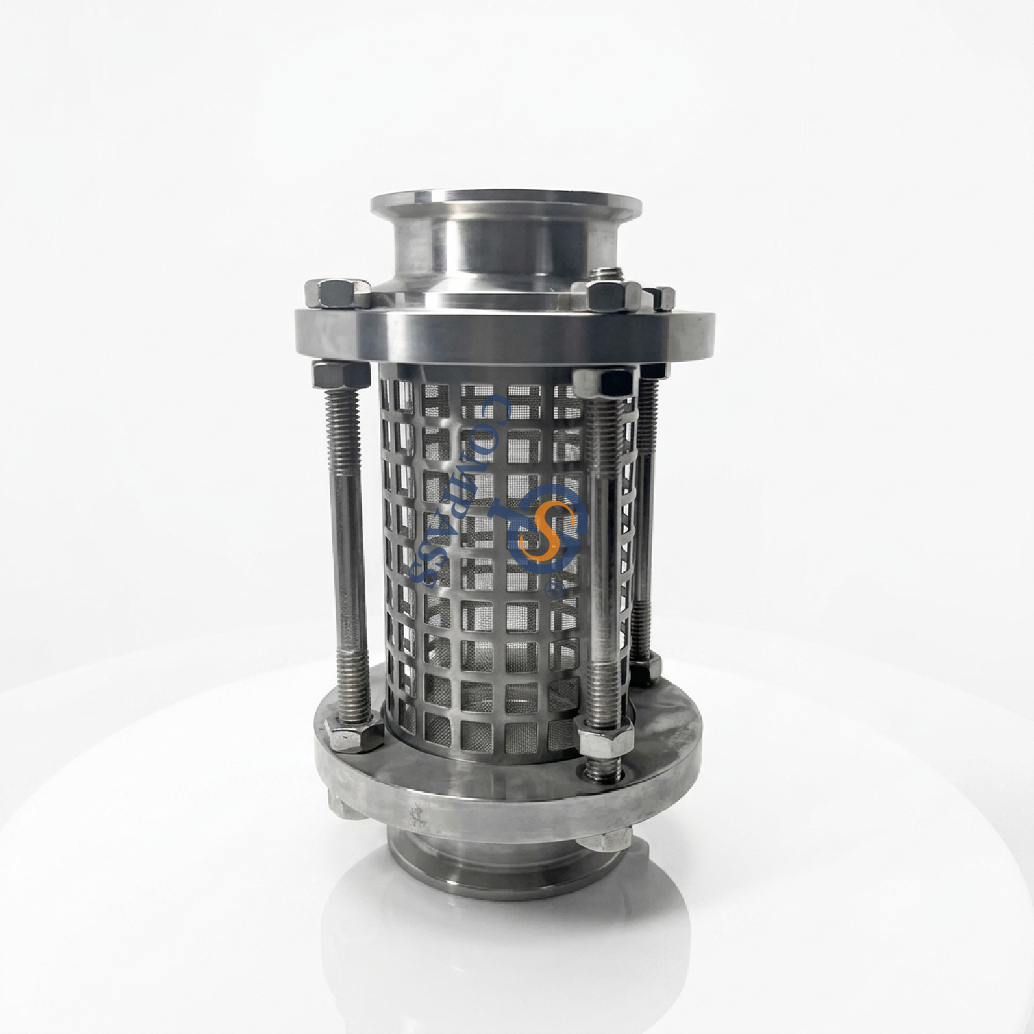 TC91MM DN65 SS316L Зажим для трубопровода Прямой смотровое стекло с защищенным экраном
