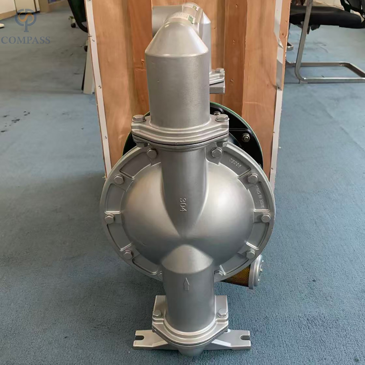 SS304 ПНЕВМАТИЧЕСКИЙ ДВОЙНОЙ МЕМБРАННЫЙ НАСОС