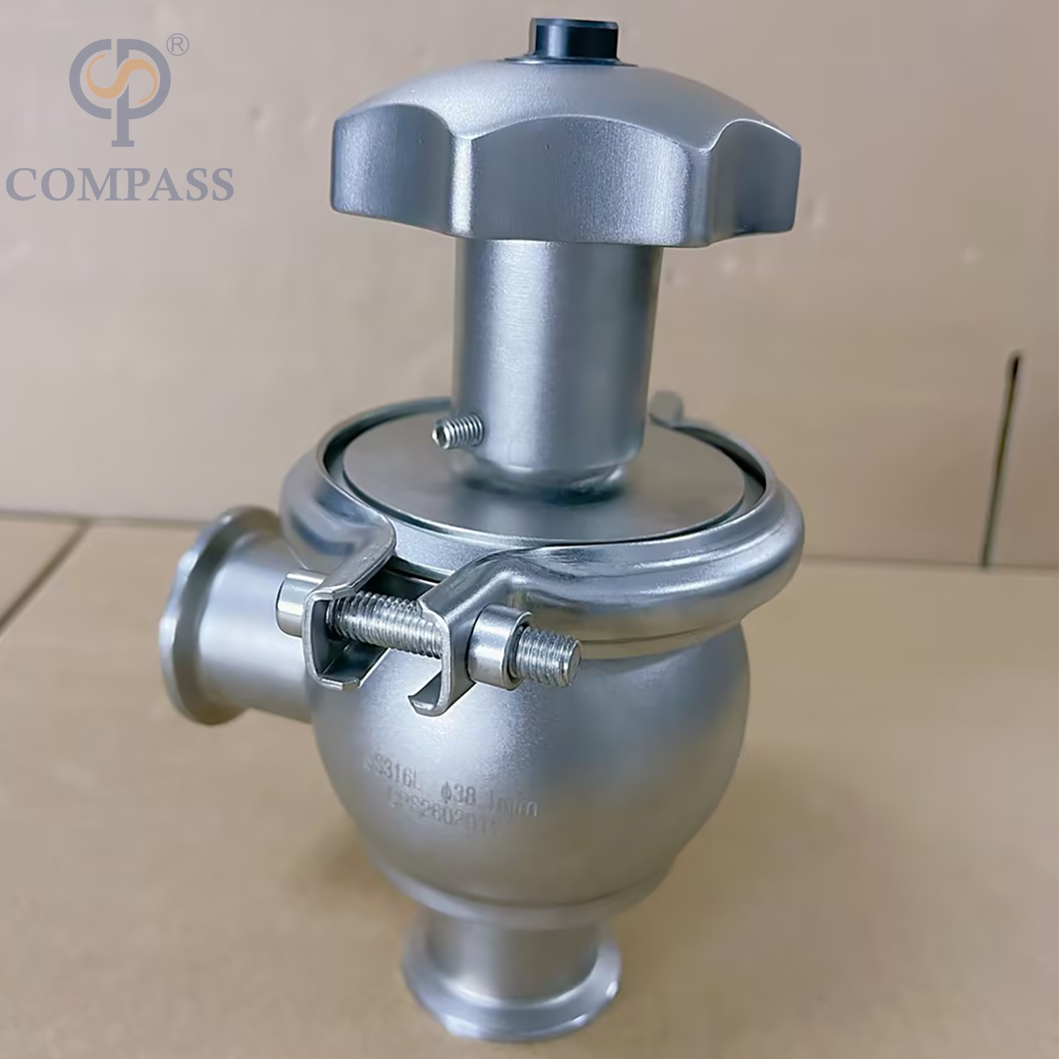 Лидер продаж 1,5 дюйма TC 50,5 мм SS316L санитарная нержавеющая сталь гигиена пищевой SMS ручной зажим заканчивается клапаны регулятора потока