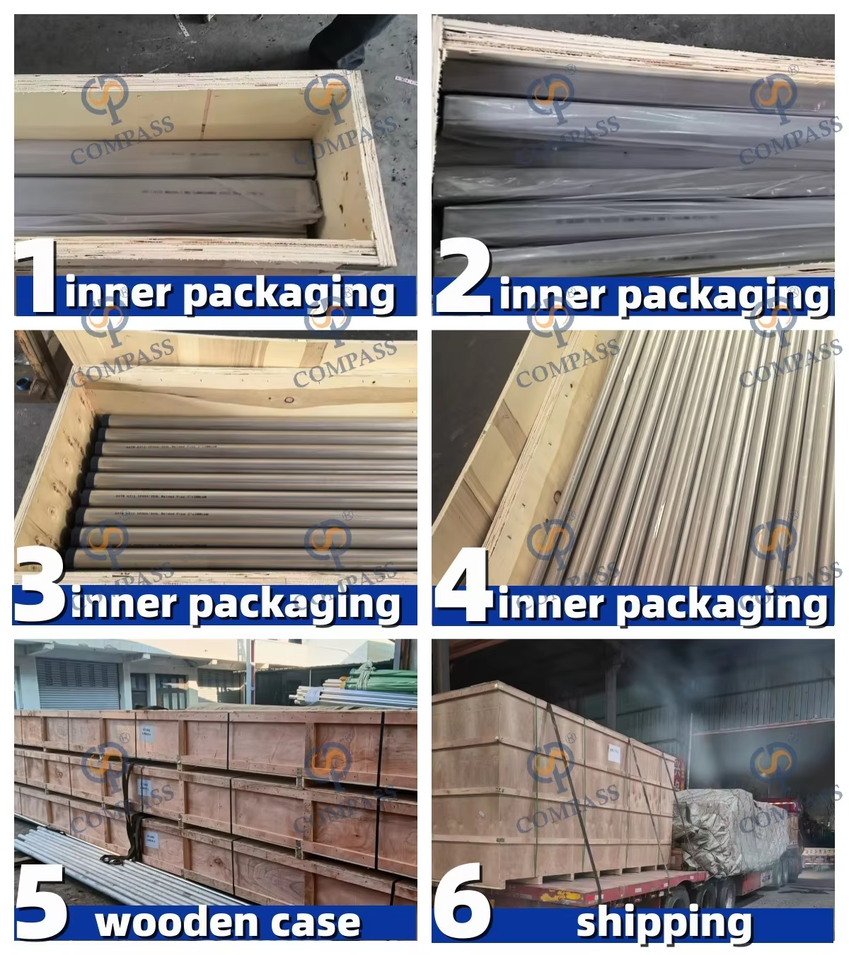 卫生级工业焊管打包图