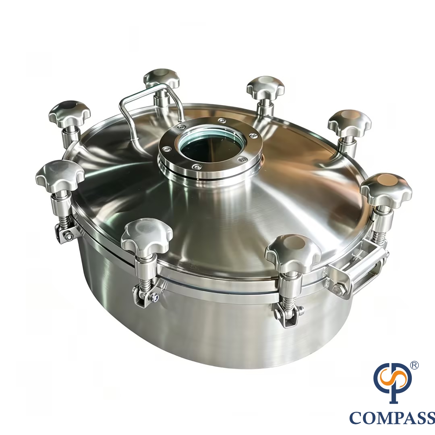DN500XDN400 SS316L Новое поступление, сантехническая нержавеющая сталь, 3 бар, матовая полировка, наружные эллиптические люки давления со смотровым стеклом