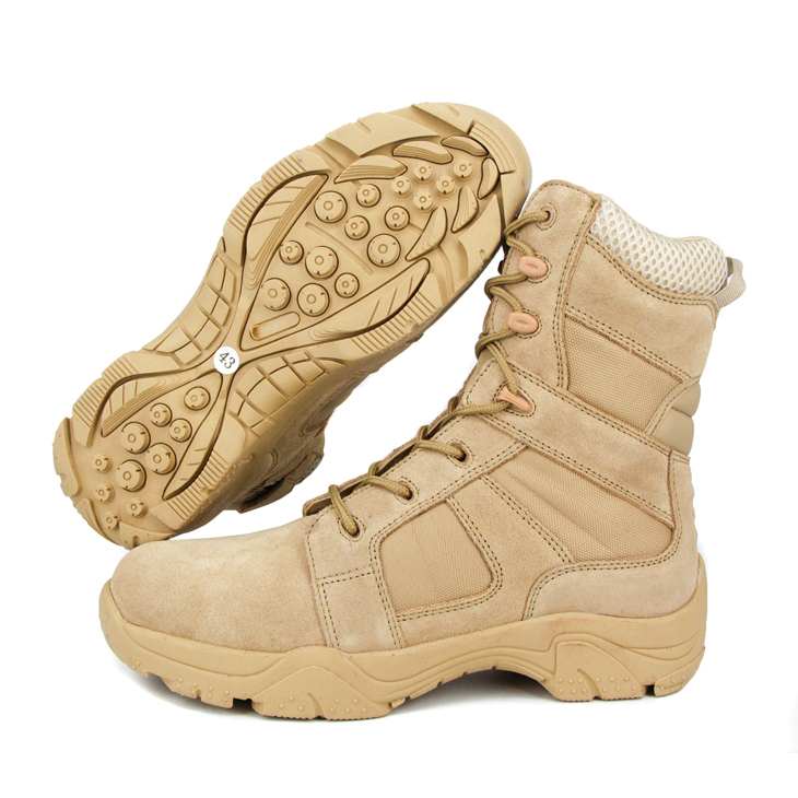 Botas safari militares antideslizantes especiales para hombre con cremallera 7279