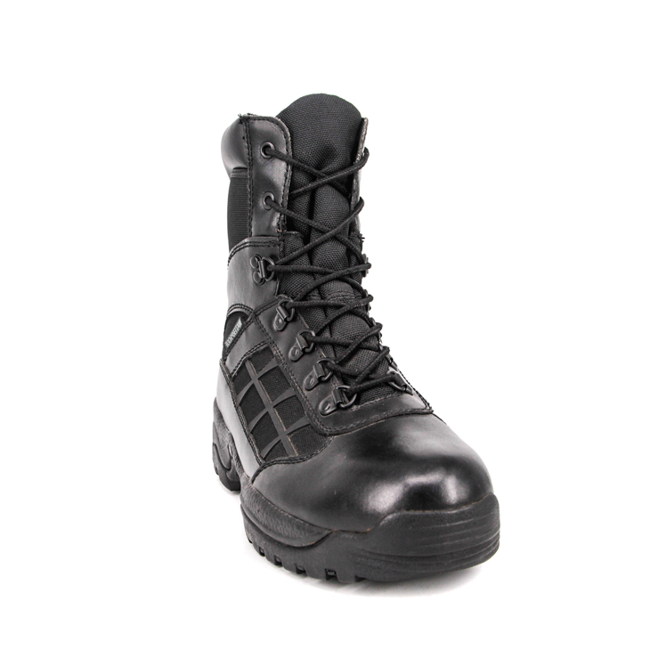 Botas tácticas militares vintage de alto brillo Kenia para correr 4267