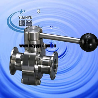 Sanitary Triclamp Butterfly Valve