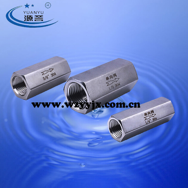 Stainless Steel Hexagon Check Valve