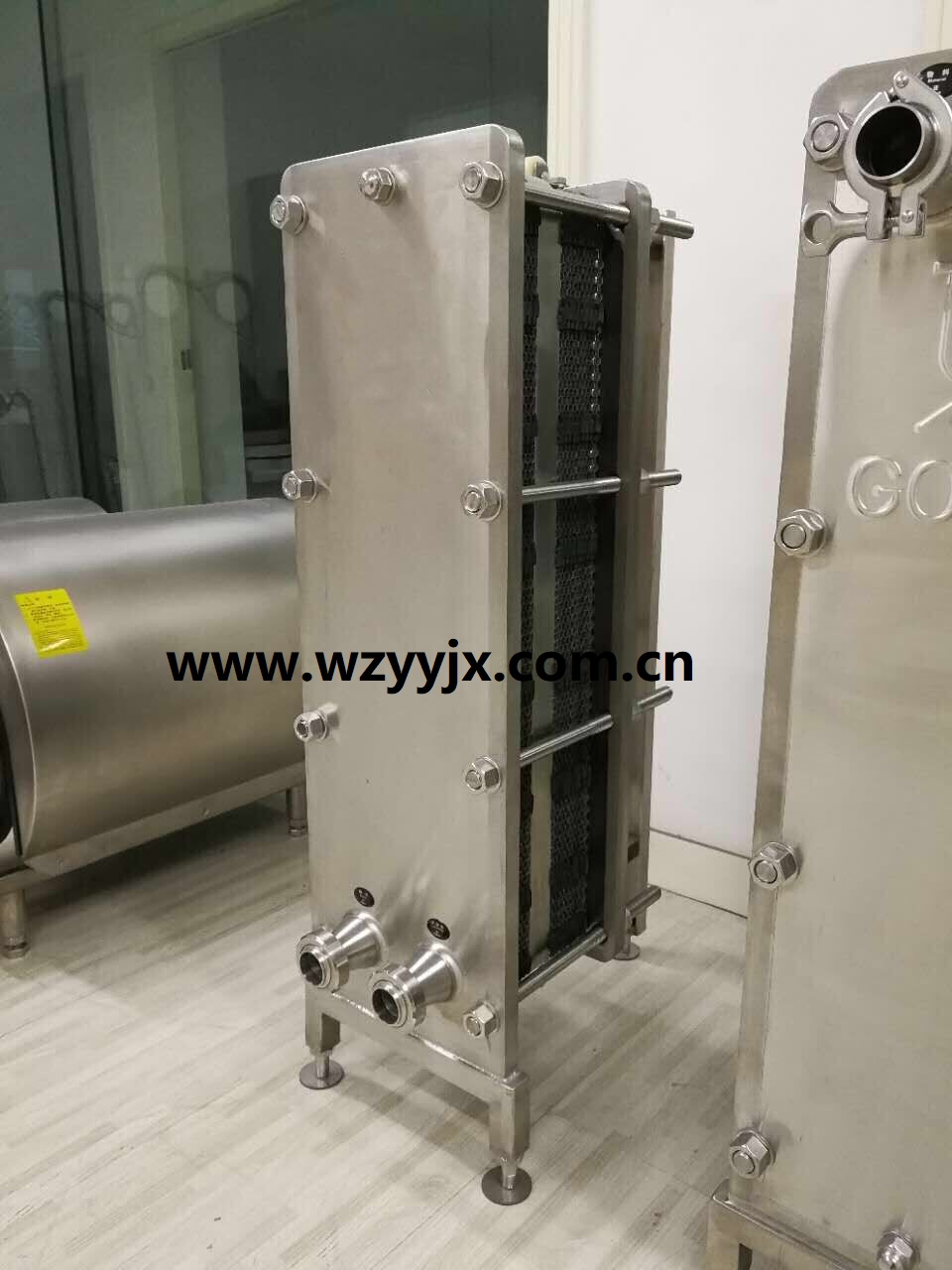Sanitary Stainless Steel Plate Heat Charger