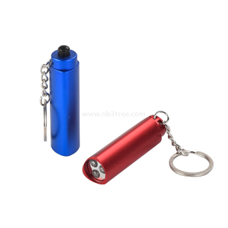 3 LED Mini Aluminium LED Light Keychain LED Torch
