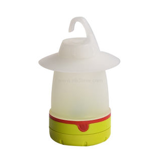 Outdoor LED Camping Light for Tent with Red Warning Light