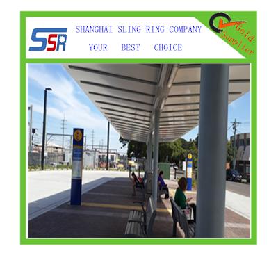 Outdoor OEM Steel Awnings, Bus Sheters, Bus Stop Canopies
