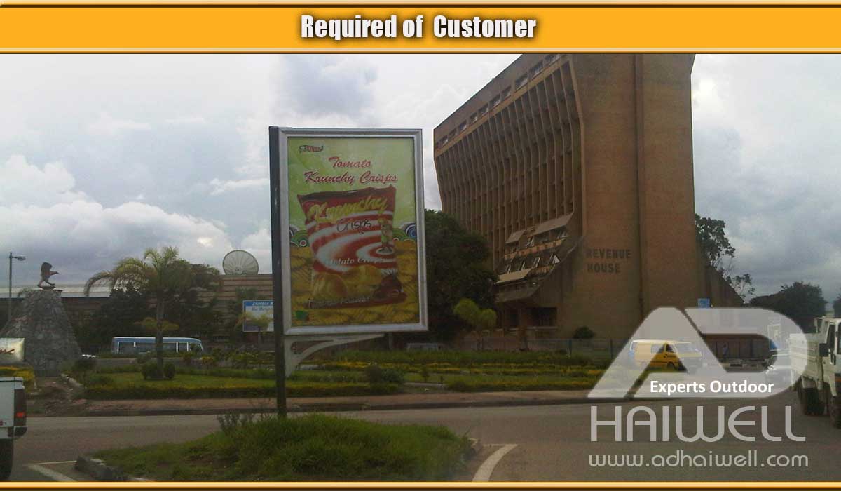 Customer-required-flag-signage-billboard