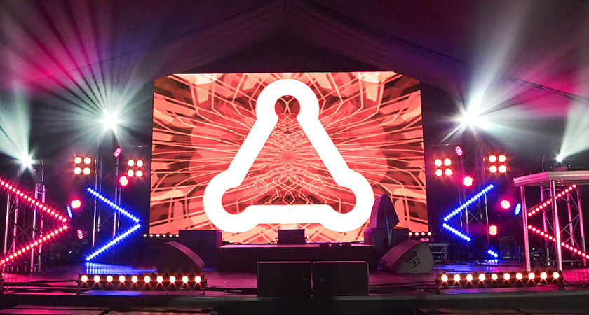 P5.68室内LED显示屏用于舞台