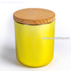Europe vogue electroplated gold glass candle tumbler jar