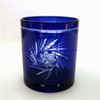 wind swirl promotional desk glass candle holder
