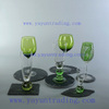 wine glass drinking cocktail wine glasses with stone coaster