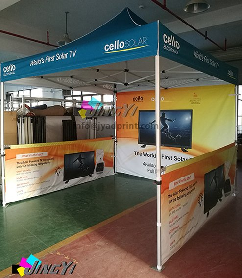 Exhibition Tent 40mm Easy POP up Folding Tent Aluminum Hexagon Advertising 3x3 POP up Tent 3x3 Outdoor Frame