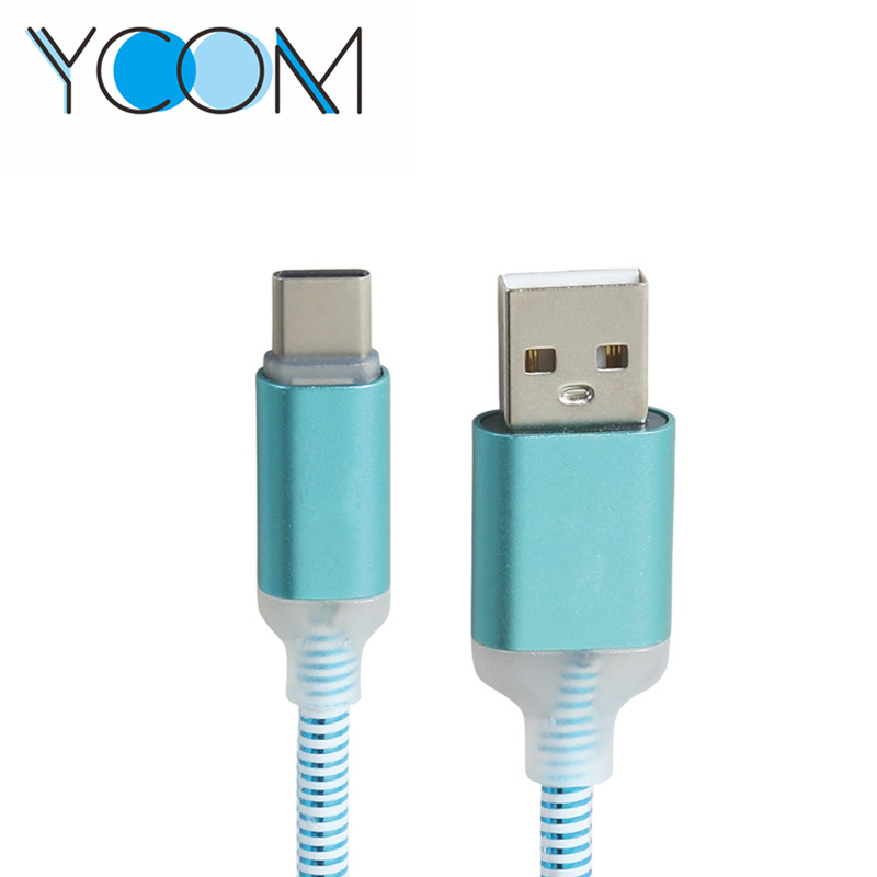 Cable de carga USB a tipo C LED 2.0