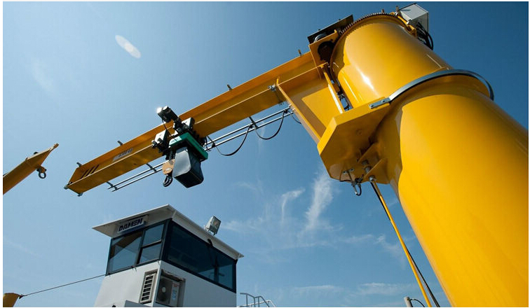 henan mine floor mounted jib crane