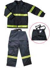 Firemen fire fighting suit