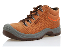 High ankle tiger master brand steel toe safety shoes for men