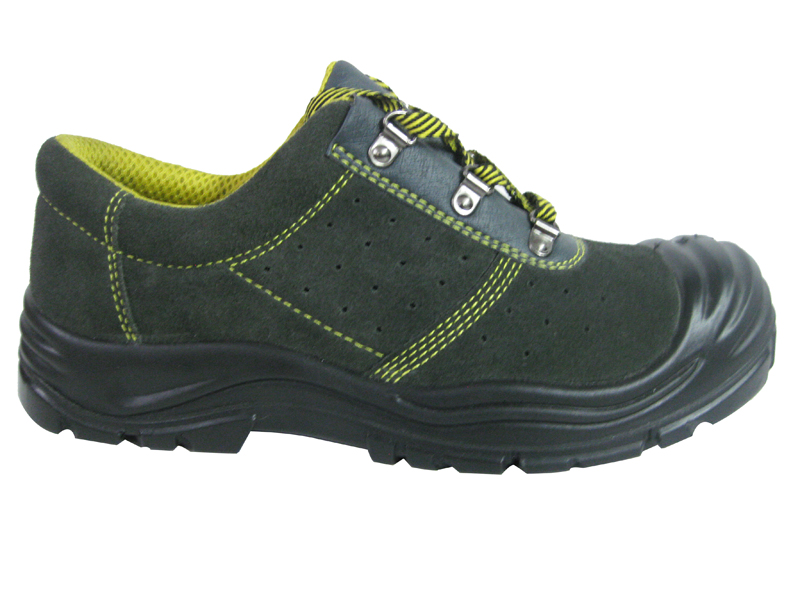 Suede leather industrial work safety shoes