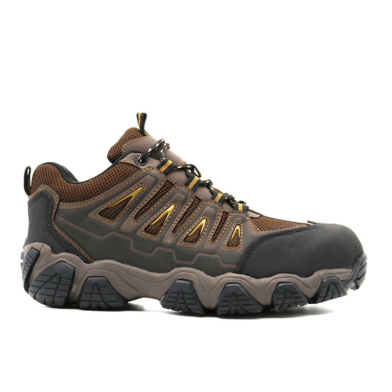 Shock Absorption Waterproof Outdoor Safety Shoes Fiberglass Toe