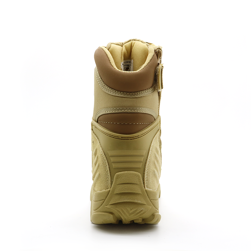 Anti Slip Rubber Sole Delta Desert Military Army Shoes with Zipper