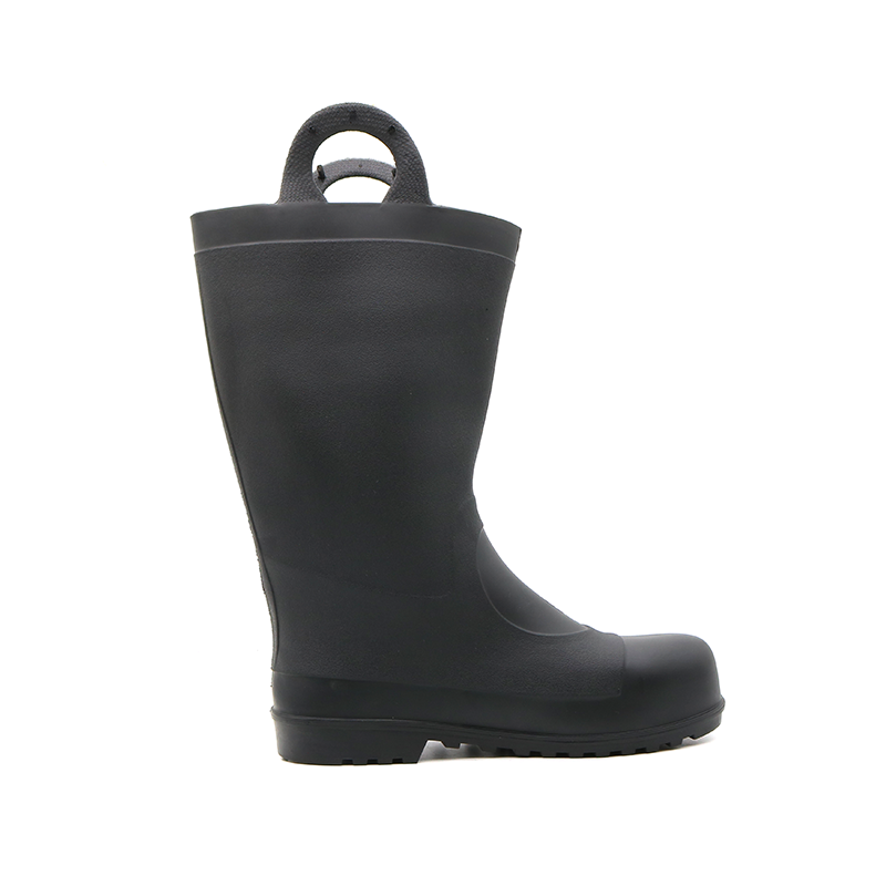 Waterproof Steel Toe Pvc Safety Rain Boots with Handles