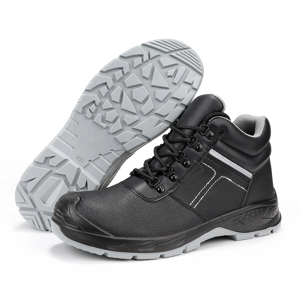 Steel Toe Anti Puncture Safety Shoes for Construction Workers