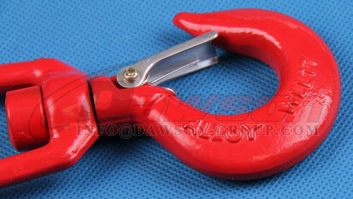 Gancho girat&oacute;rio G80 com trava de seguran&ccedil;a para eleva&ccedil;&atilde;o