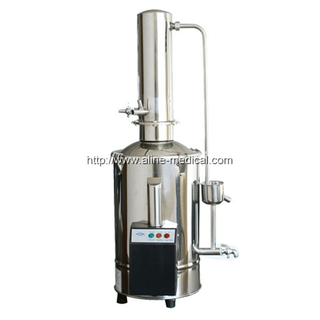 STAINLESS-STEEL ELECRIC �HEATING DOUBLE WATER DISTILLING APPARATUS (CUTS OFF THE WATER SUPPLY SUTO MATIC CONTROL)