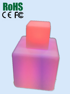 Cube color changing led light for kids