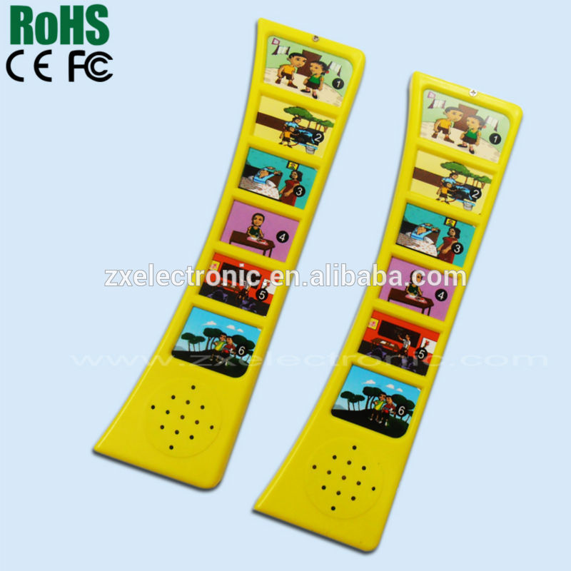 Children board book with sound pad