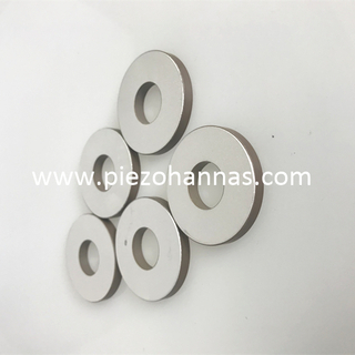 PZT 4 Elemento de transductor piezoeléctrico ultrasónico Anillo de cerámica