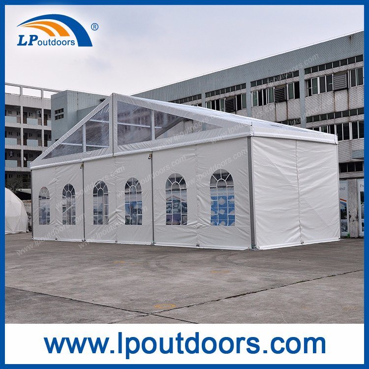 500-местный шатер на 500 человек с прозрачной крышей для использования на открытом воздухе для проведения свадебных мероприятий