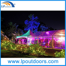 10米室外中型音乐会 透明PVC顶部铝合金帐篷 可内饰灯光和天花