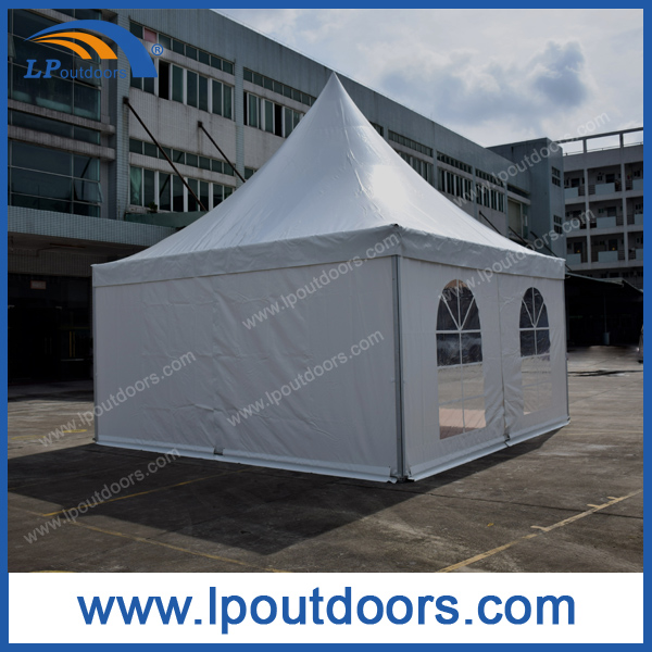 6x6 米 30 人 30 座户外白色 PVC 宝塔凉亭帐篷适合婚礼活动