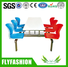 El refectorio profesional de la cantina de la escuela del marco del metal tabula y las sillas (DT-13)