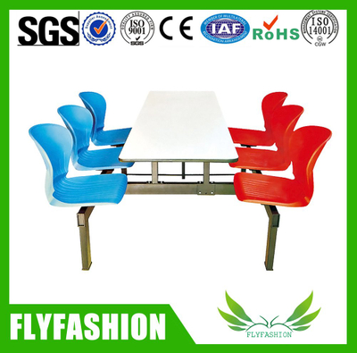 Professional metal frame school canteen dining hall tables and chairs ( DT-13)