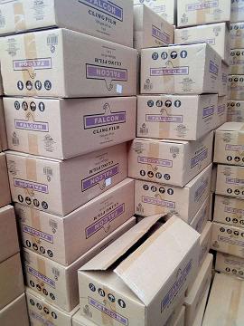 PVC sarılmak film ambalaj karton