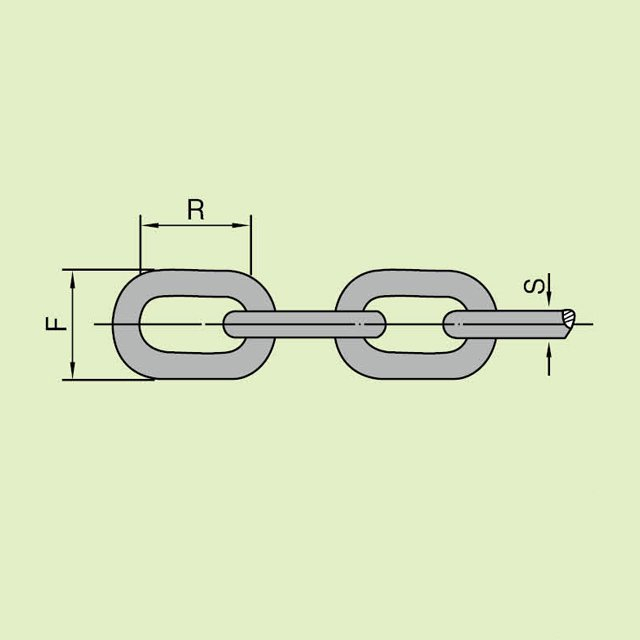 AUSTRALIAN STANDARD LINK CHAIN MEDIUM LINK CHAIN