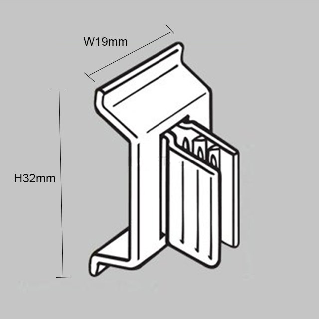 Clip In Shelf Flag Shelf Talker SG-C02