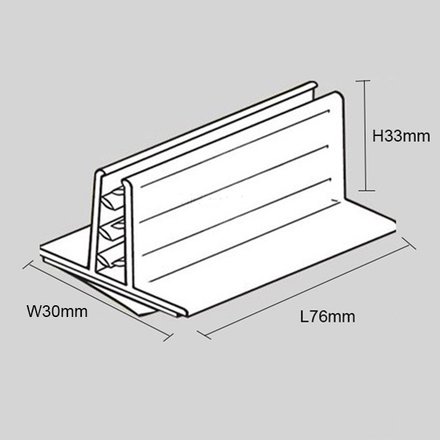 Wide Base Adhesive Sign Gripper Base W30mm SG-C16S