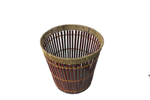 Bamboo and Metal Basket (BKB0129)