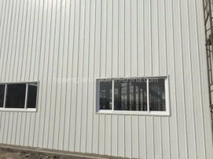 Edificio industrial multi prefabricado de la estructura de acero de la luz del palmo con la gr&uacute;a